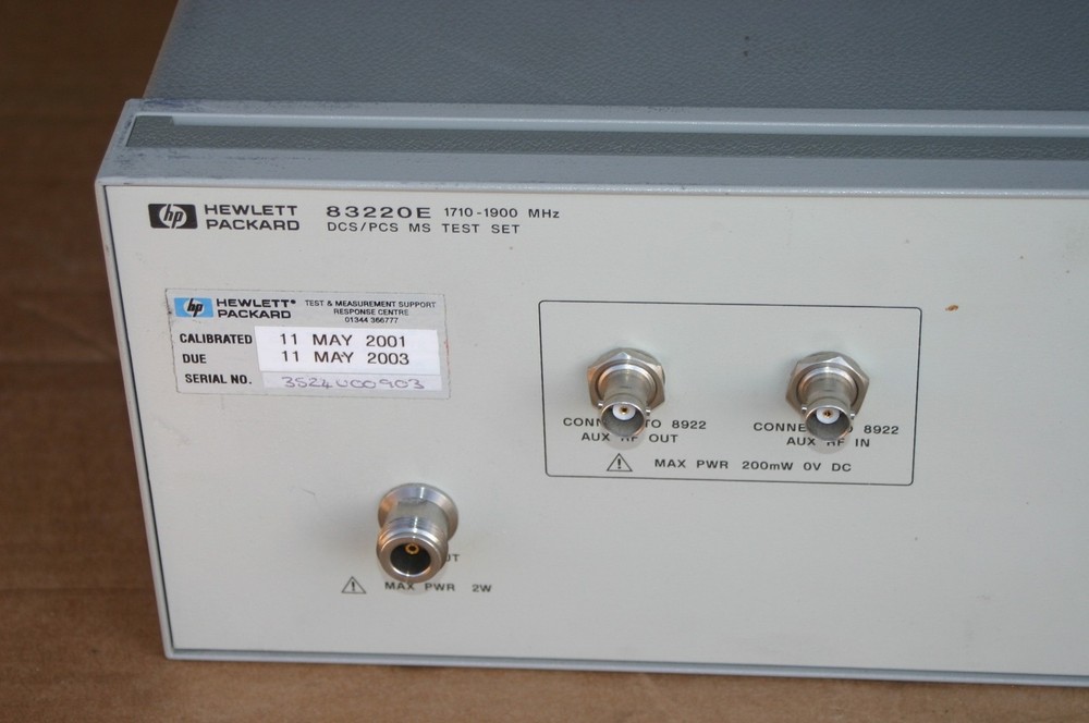 HP 83220E DCS/PCS MS TEST SET 1710-1900 MHZ