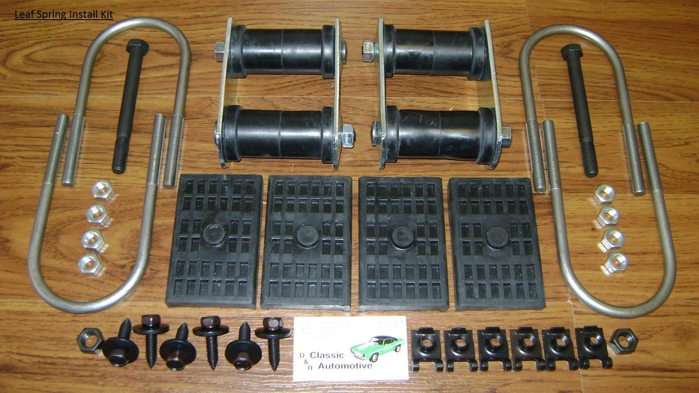 Camaro Firebird 67 68 69 Multi Leaf Spring Install Kit installation 68-79 Nova