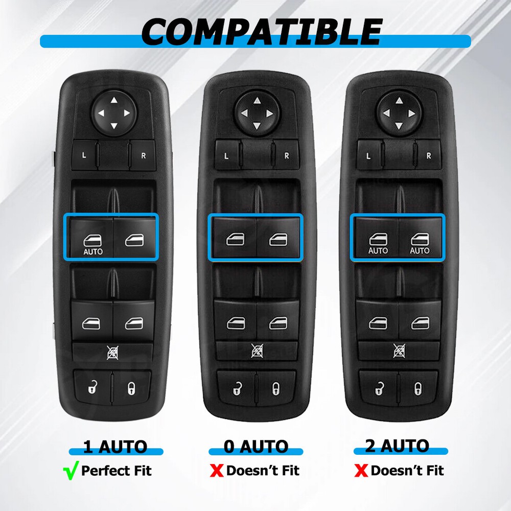 Master Control Window Switch Front Driver for Dodge Journey Nitro Jeep Liberty