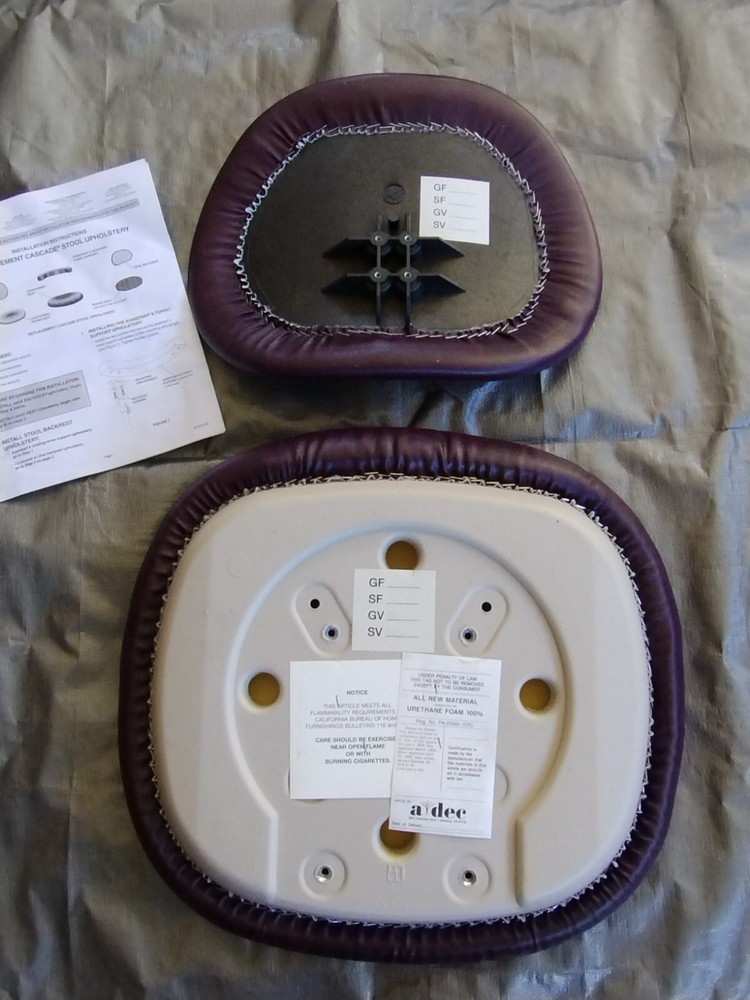 A-dec 1601 Dr.s stool upholstery
