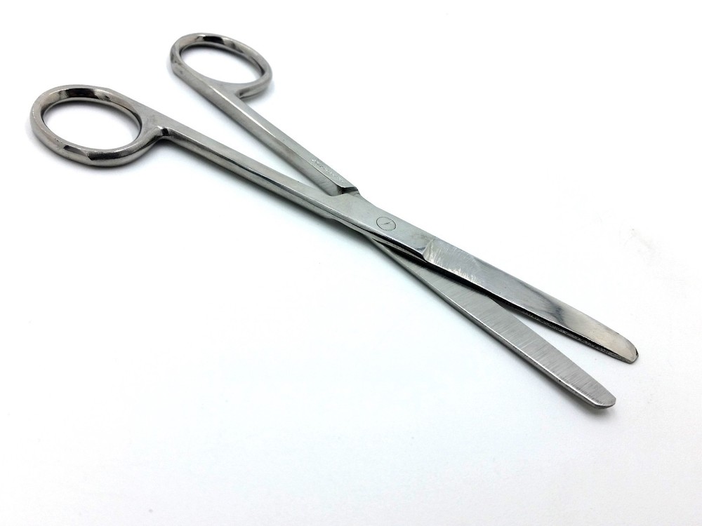 1 OPERATING DISSECTING SCISSORS BLUNT BLUNT 5.5" STRAIGHT SURGICAL INSTRUMENTS