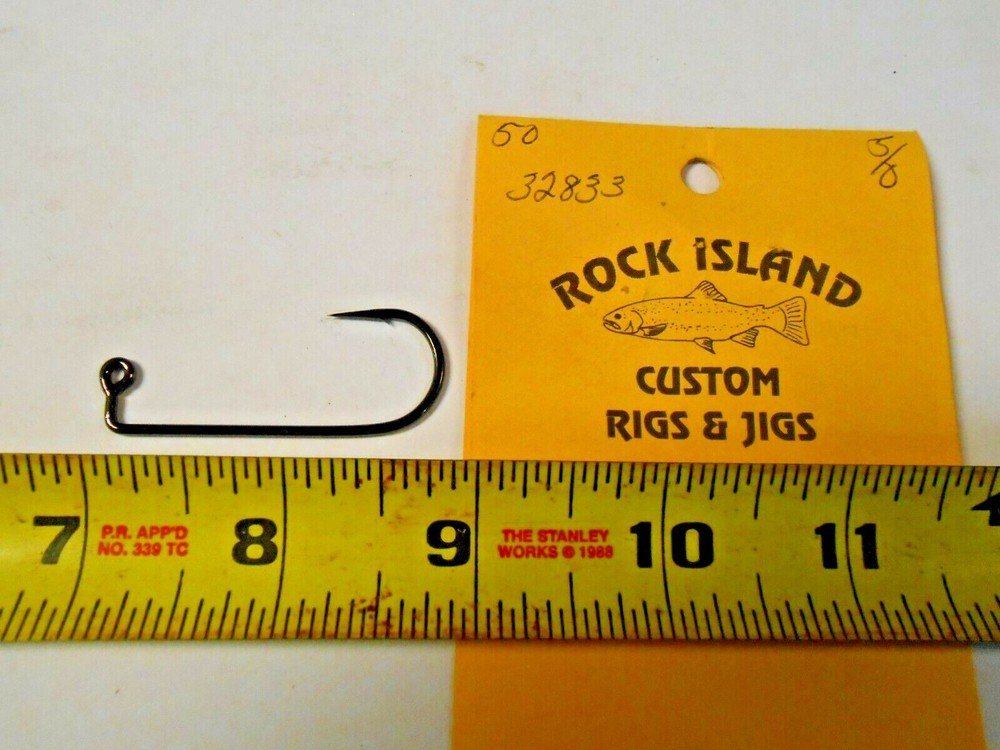 Mustad Jig Hooks # 32833 50 ct