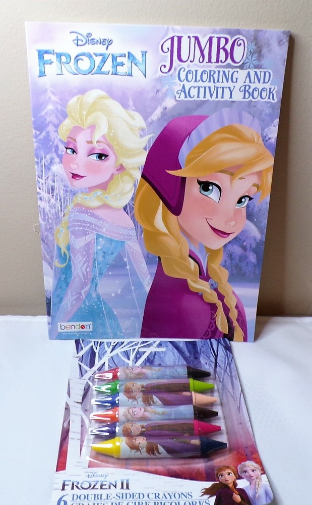 Disney's Frozen Coloring Book and Crayons Bundle