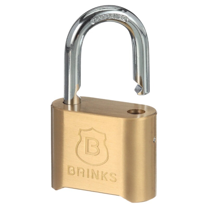 New Brinks Solid Brass 50mm Resettable Combination Padlock with 1in Shackle