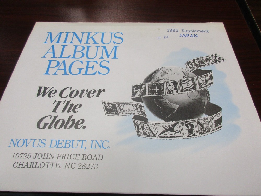 "MINKUS" ALBUM PAGES 1995  SUPPLEMENT  JAPAN  W/FREE SHP.
