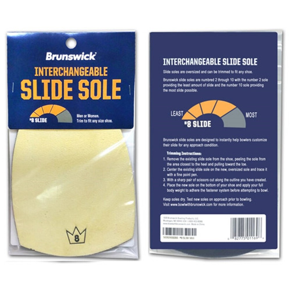 Brunswick Bowling Shoe Replacement Slide Sole #8