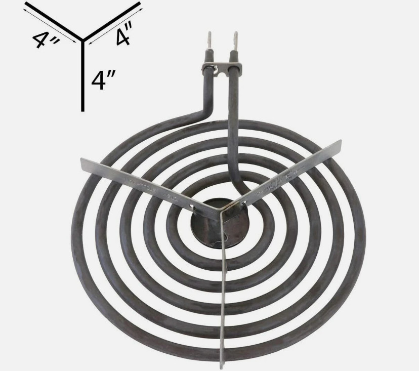 MP22YA Electric Range Burner Surface Element (2) MP15YA 6", (2) MP21YA 8" 4pcSet