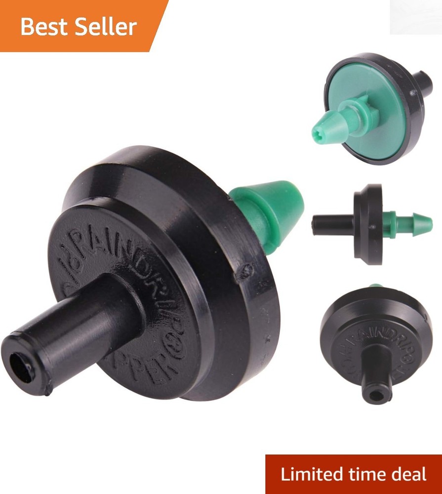 Color-Coded 2 GPH Drippers for Easy Identification - 10-Pack Garden Irrigation