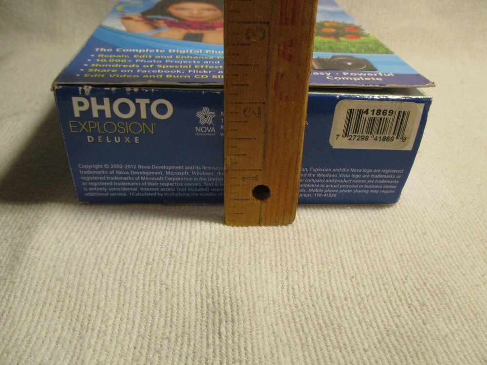 PHOTO EXPLOSION DELUXE VERSION 5, NEW OPEN BOX.