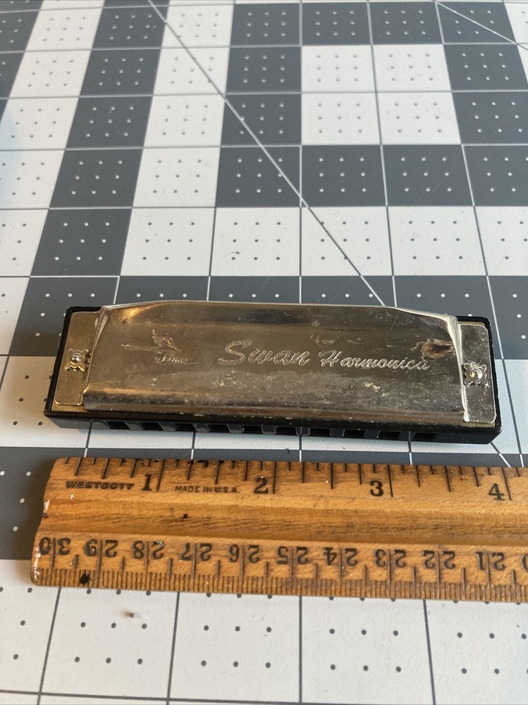 Vintage Swan Harmonica