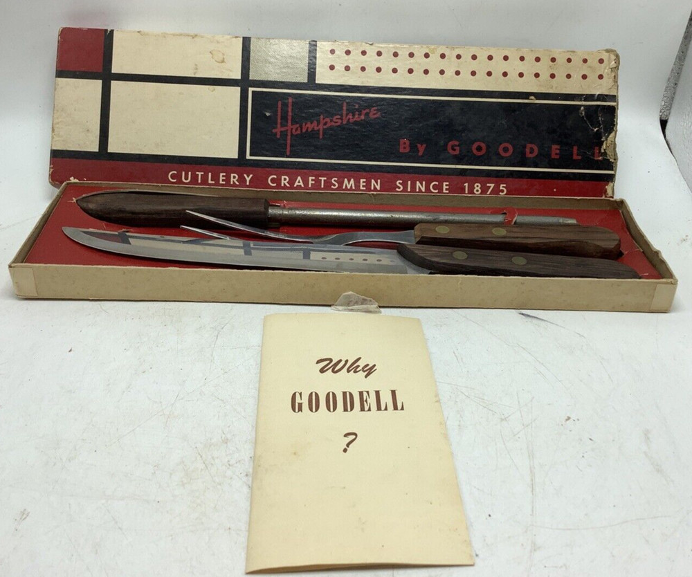 Hampshire by Goodell Roast Carving Set 3pc