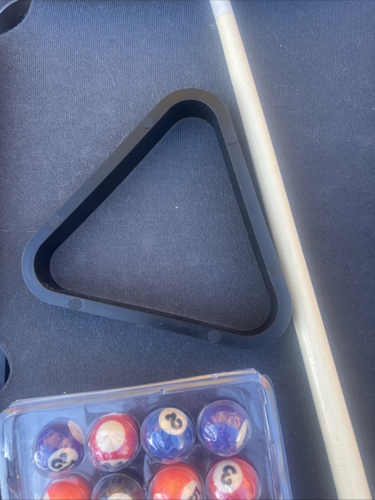 Pool Mini Game Light Up Tabletop Table Billiards Preowned