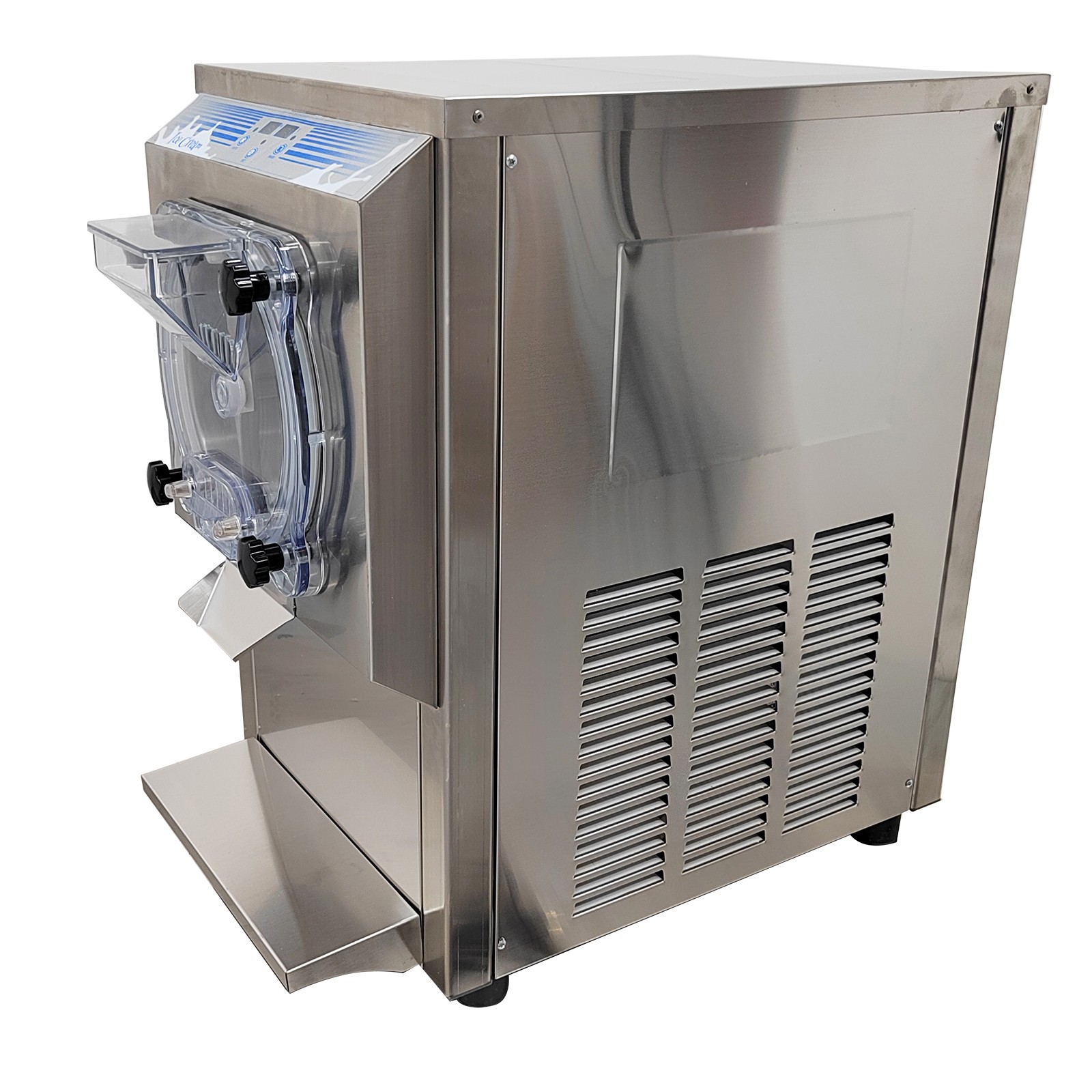 Hard-Serve Ice Cream Maker Commercial Ice Cream Machine 18-25 L/H Yield 110V