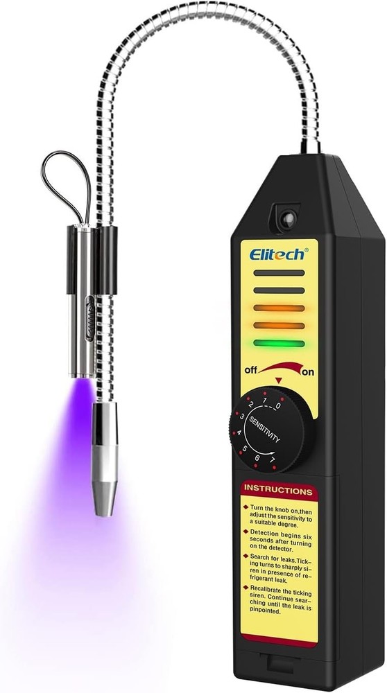 Adjustable Sensitivity Halogen Gas Leak Detector - Modern Design & Versatile Use