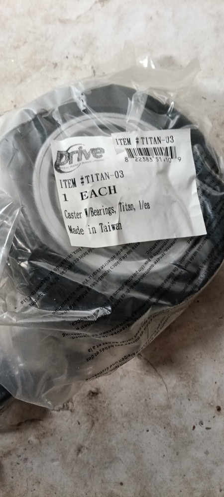 drive titan caster wheels Tires 6x2” pair