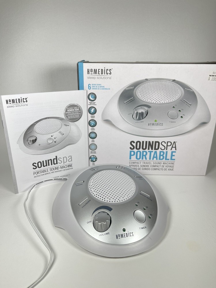 HoMedics Soundspa Portable Sound Machine, Compact
