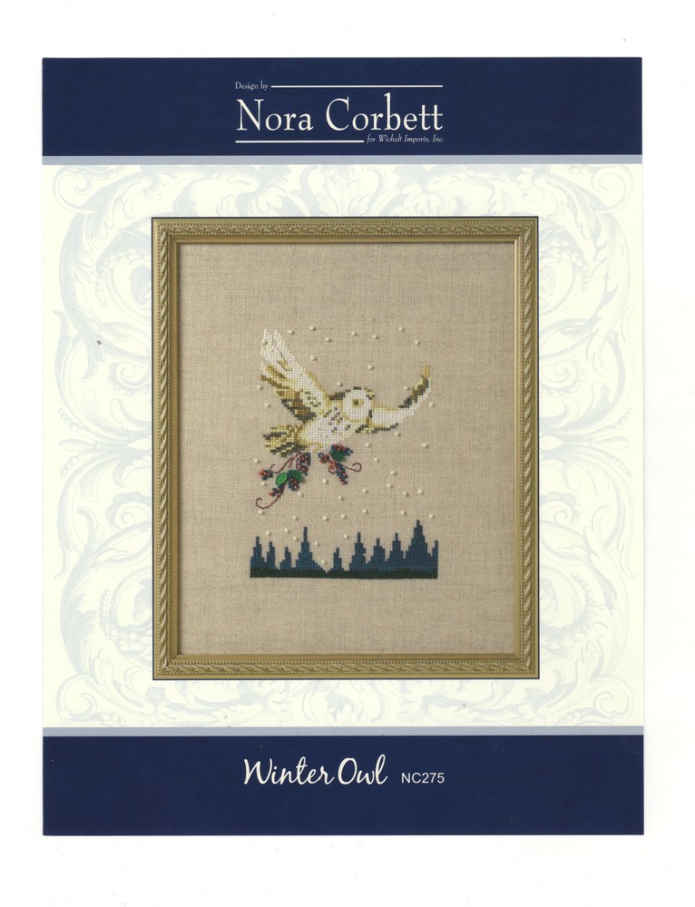 Cross Stitch Chart / Pattern ~ Nora Corbett Winter Owl #NC275