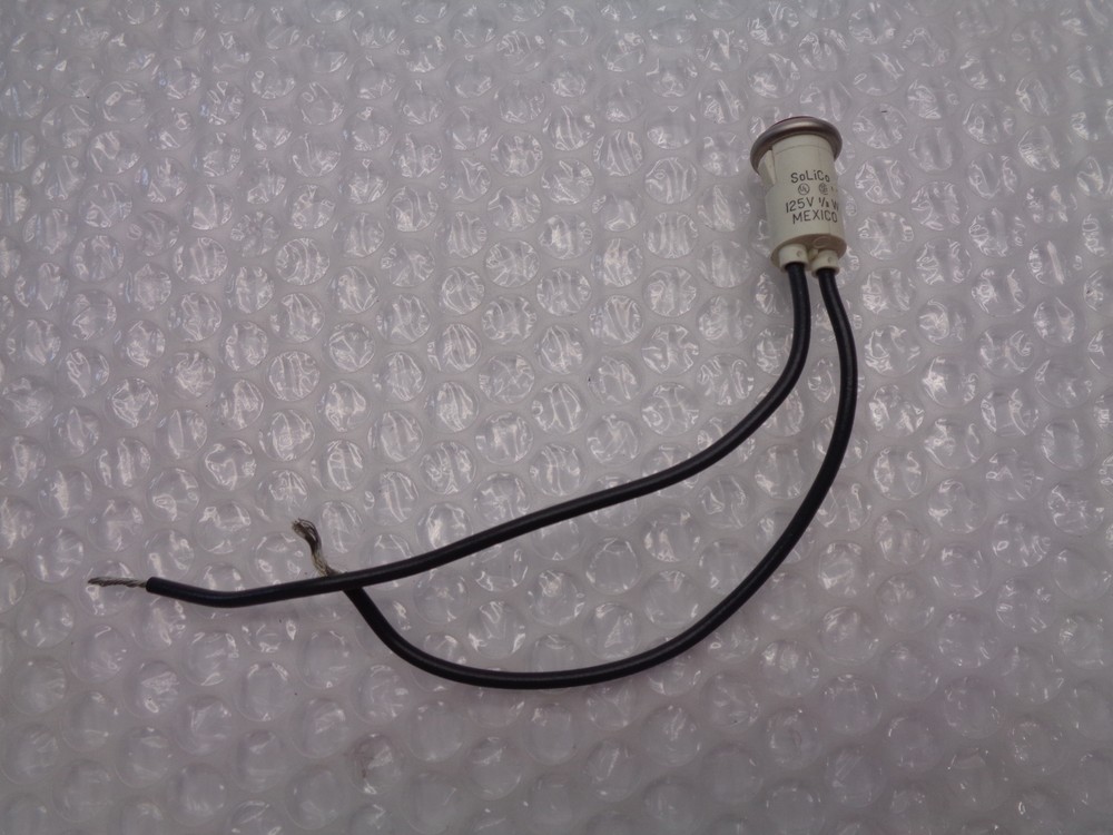 SOLICO 125V INDICATOR LIGHT RED NSNP