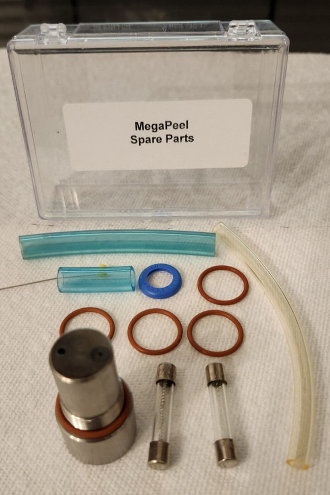 Mega Peel Silver Handpiece for Microdermabrasion Machine Additional Tips Include