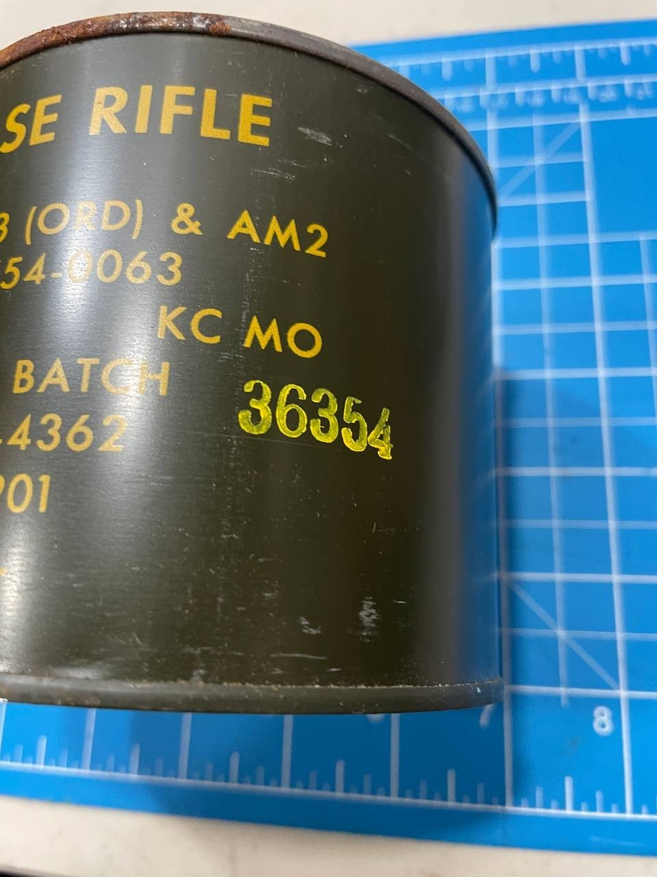 1963 US Military Vietnam Era RIFLE GREASE CAN 1 LB. - Sealed MIL-G-46003