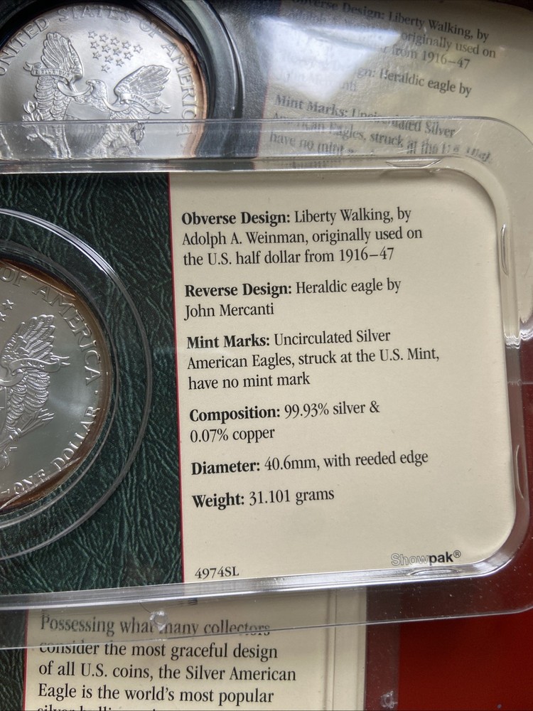 Silver American Eagle 2002