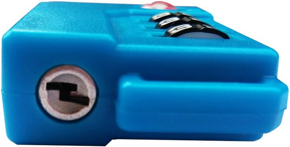 TSA Lock Security 3 Digit Combination Suitcase Luggage Bag Code Lock Padlock (Bl