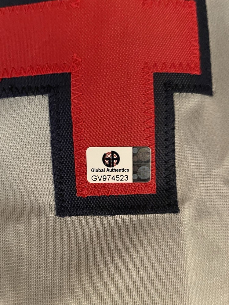 DAVID ORTIZ BIG PAPI Signed Gray Boston Red Sox Custom Jersey COA Auto NICE! 🔥