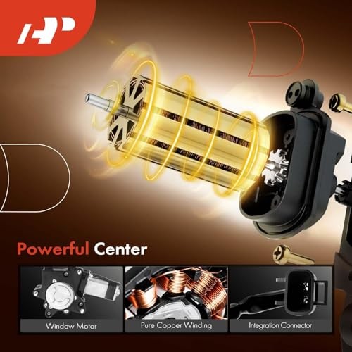 Power Window Regulator with Motor Compatible with Kia Front Driver Side (LH)