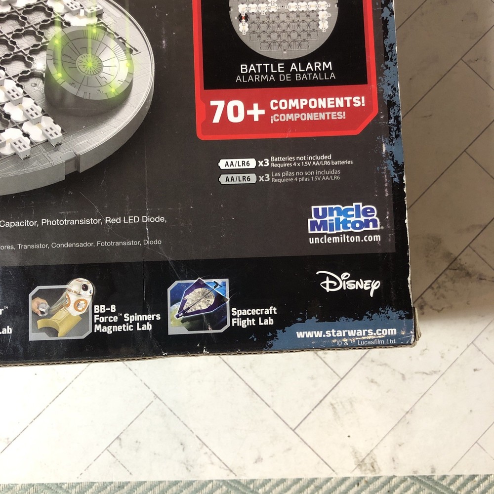 Star Wars Science Death Star Electronics Lab Uncle Milton Light & Sound Effects