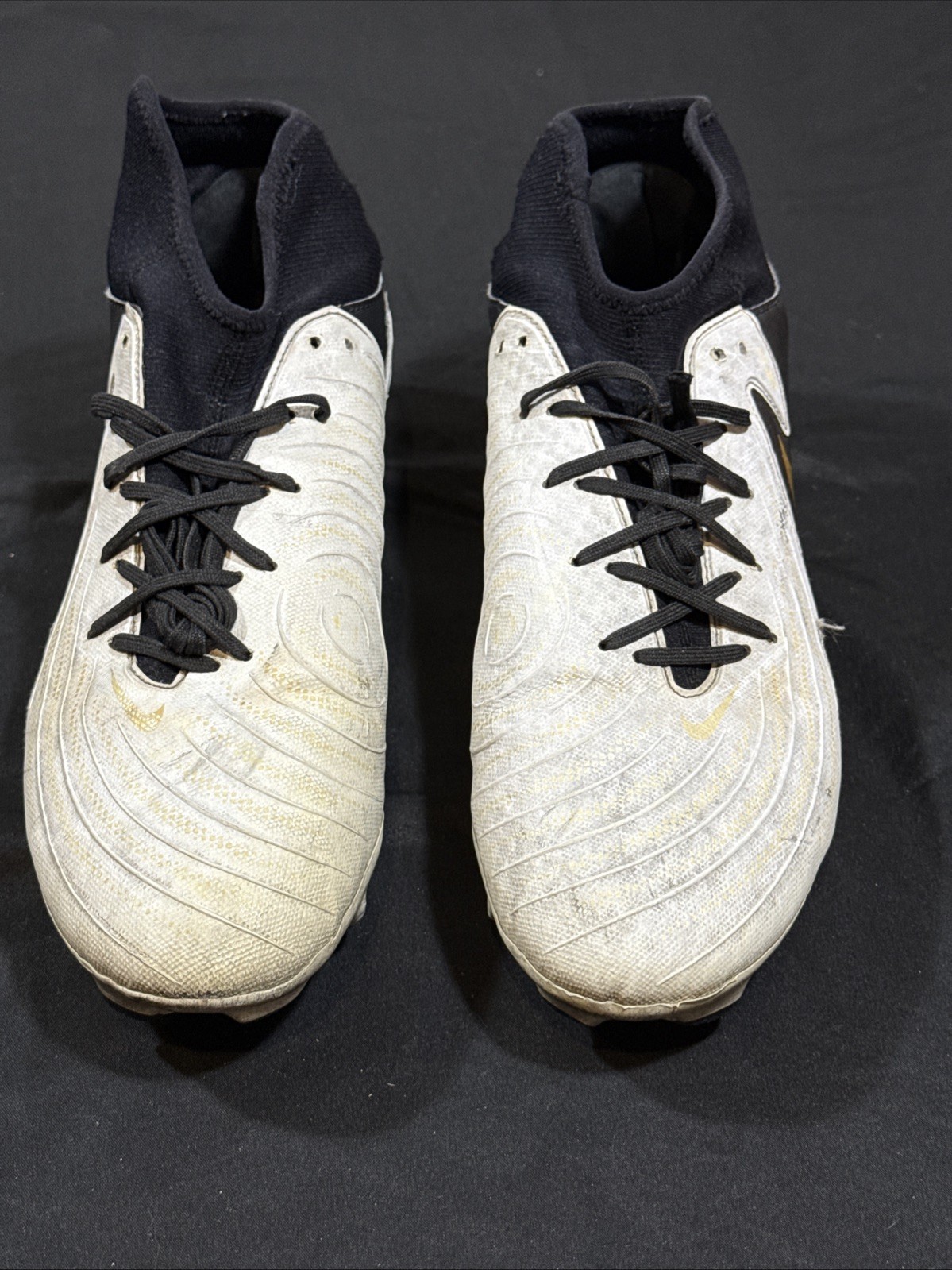 Nike Phantom Luna FG Soccer Cleats Black Gold Men’s 10