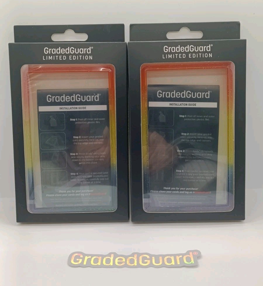 GradedGuard PSA Graded Card Case Guard Protector DAYBREAK V2 Limited Edition x2