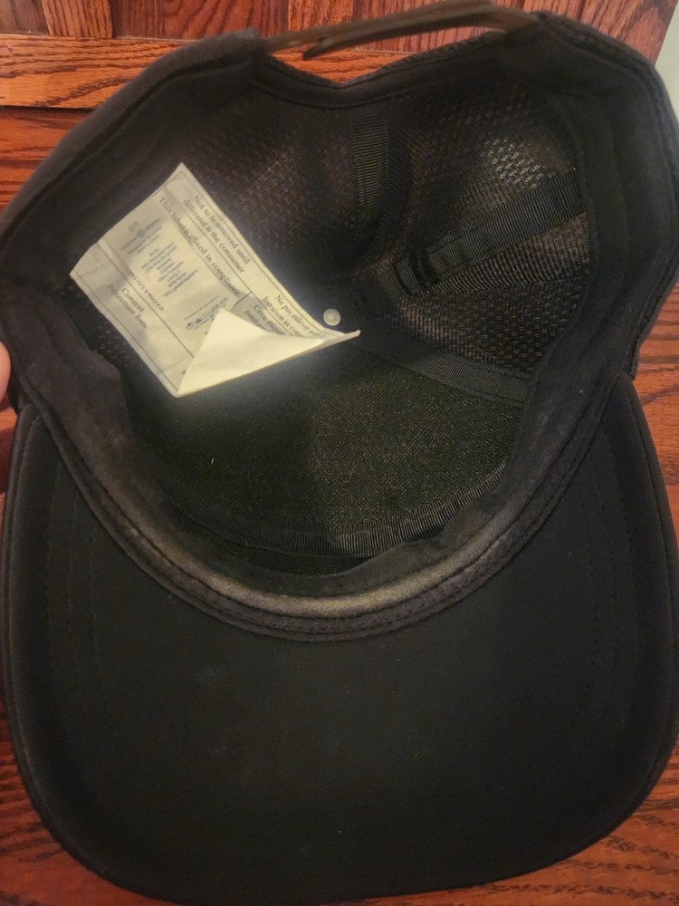 Lululemon Dash And Splash Hat Black One Size Adjustable Good Condition