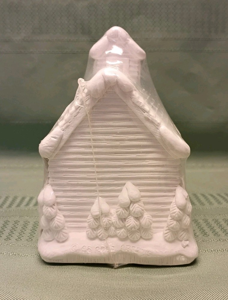 Creative Crafts Ready To Paint School Holiday Time Ceramic Bisque Sealed Pkg