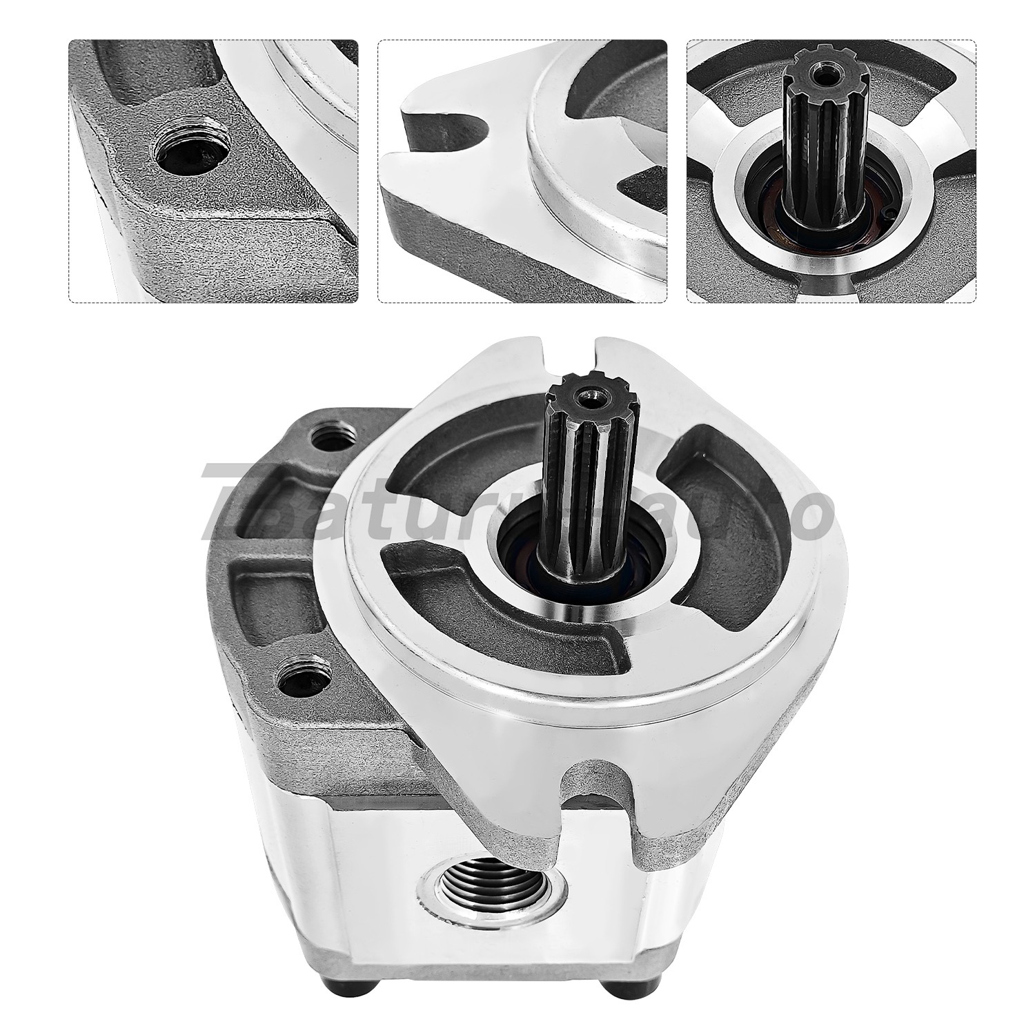 PGP5106G3LP Single Acting Hydraulic Gear Pump For AGT H12 Excavator 1 Ton NEW