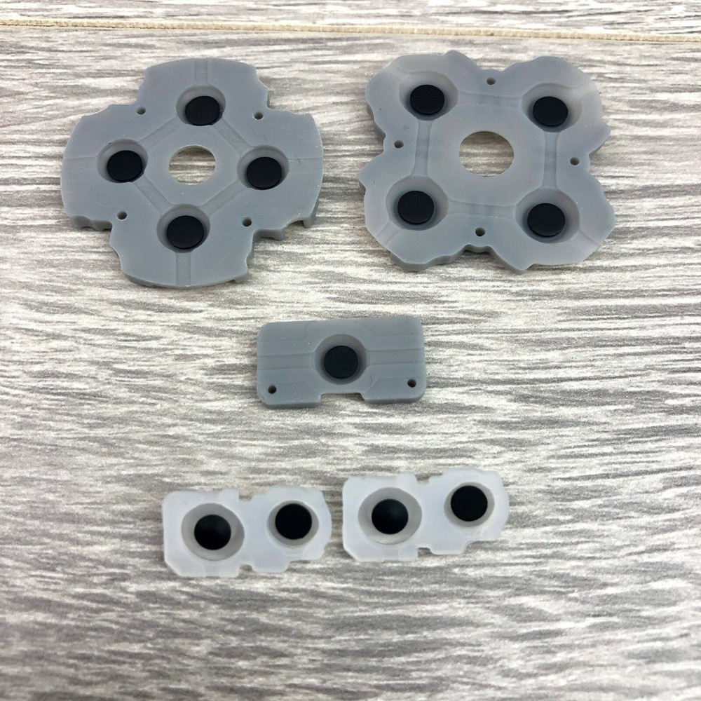 For PS5 Controller Replacement Conductive Rubber Silicone Pads Buttons Kit