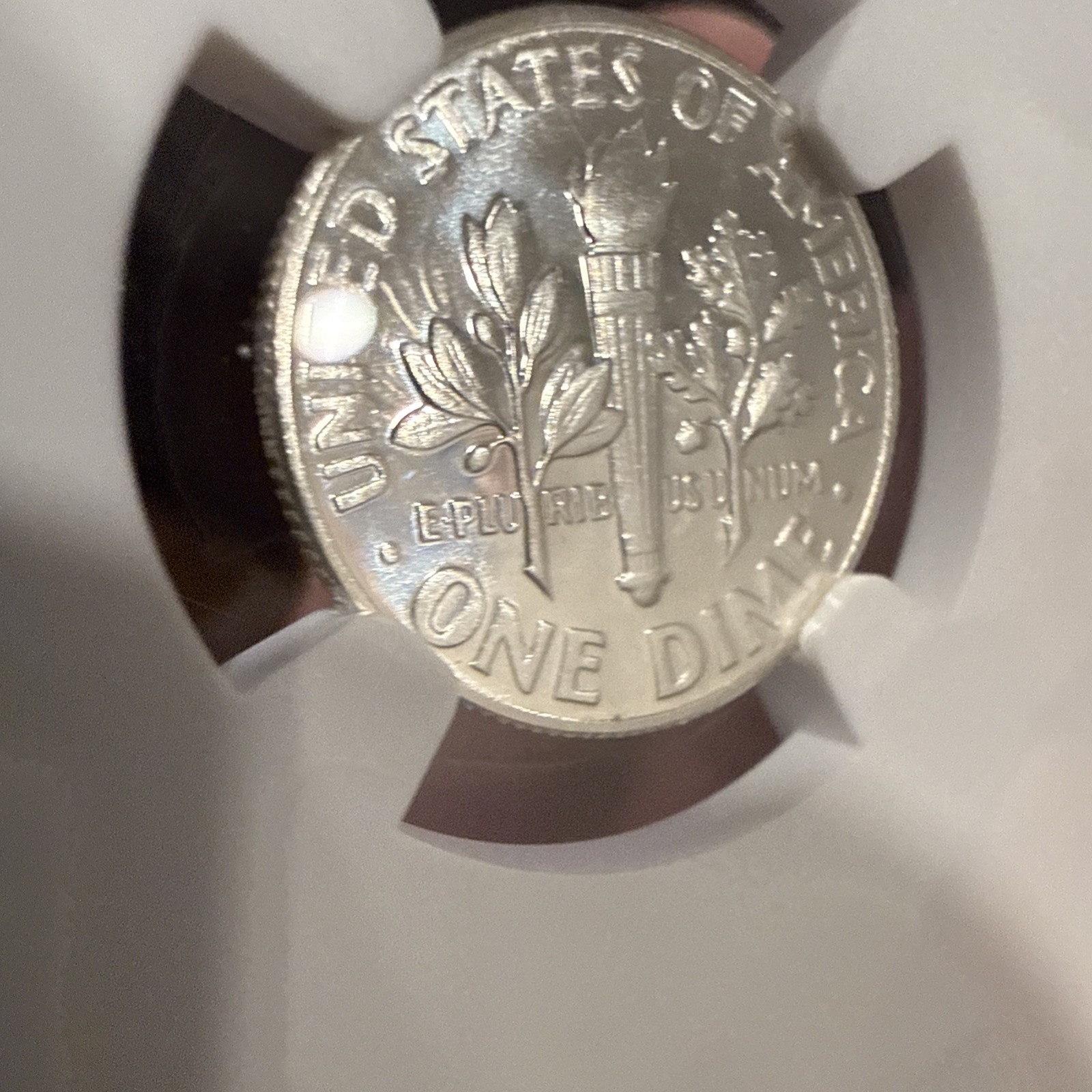 1951 NGC PF68 90% Proof Silver Roosevelt Dime 10c Portrait Lbl