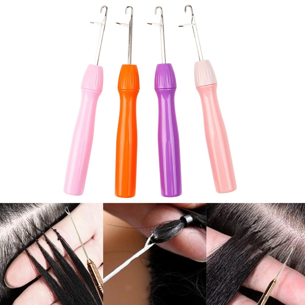 4x Latch Hooks Convenient Art Crafts Portable Knitting Projects Crochet Hook