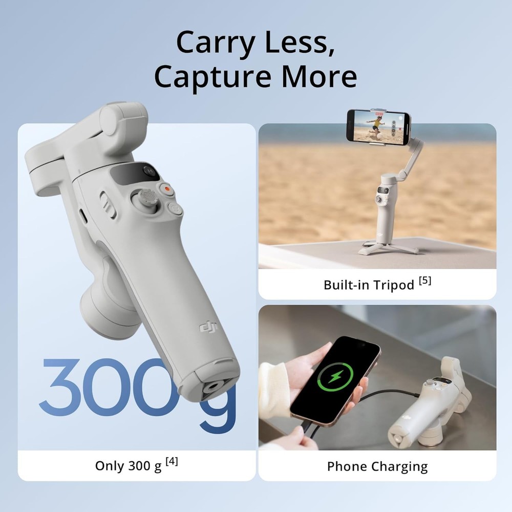 DJI Osmo Mobile 7 Smartphone Stabilizer Advanced 3-Axis Gimbal Smooth Footage
