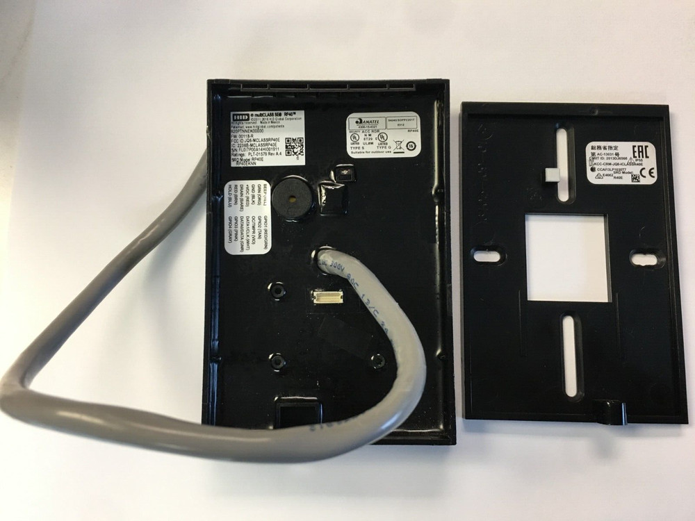 HID 920PTNNEK00000 multiCLASS RP40 Wall Switch Reader - Black Tested & Working