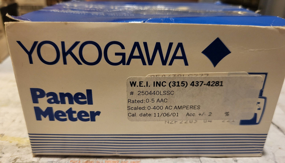 Yokogawa Panel Meter 250440LSSC NEW in BOX