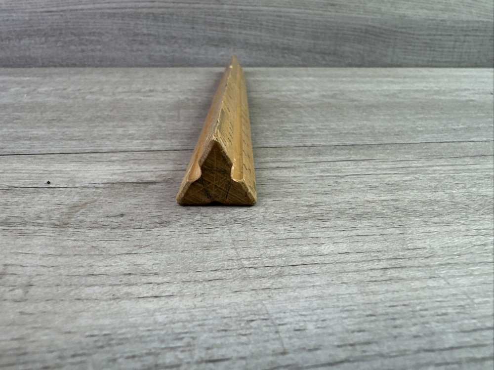 Vintage 12" K&E Co Star Quality Triangular Ruler 8881 Three Sided