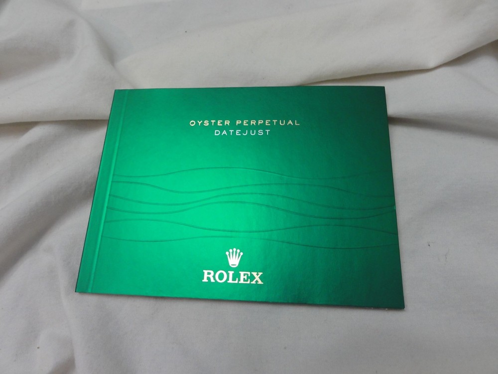 Authentic Rolex Manual / Booklet Rolex Datejust ~ 2014