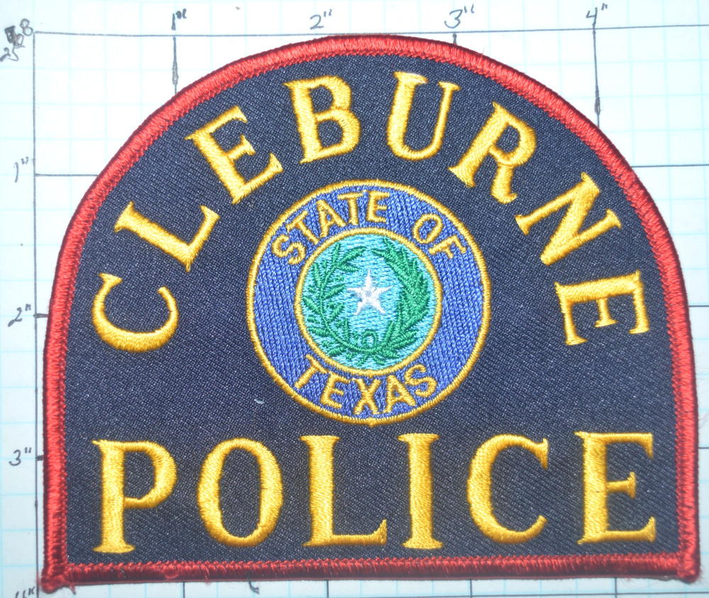 TEXAS, CLEBURNE POLICE DEPT PATCH