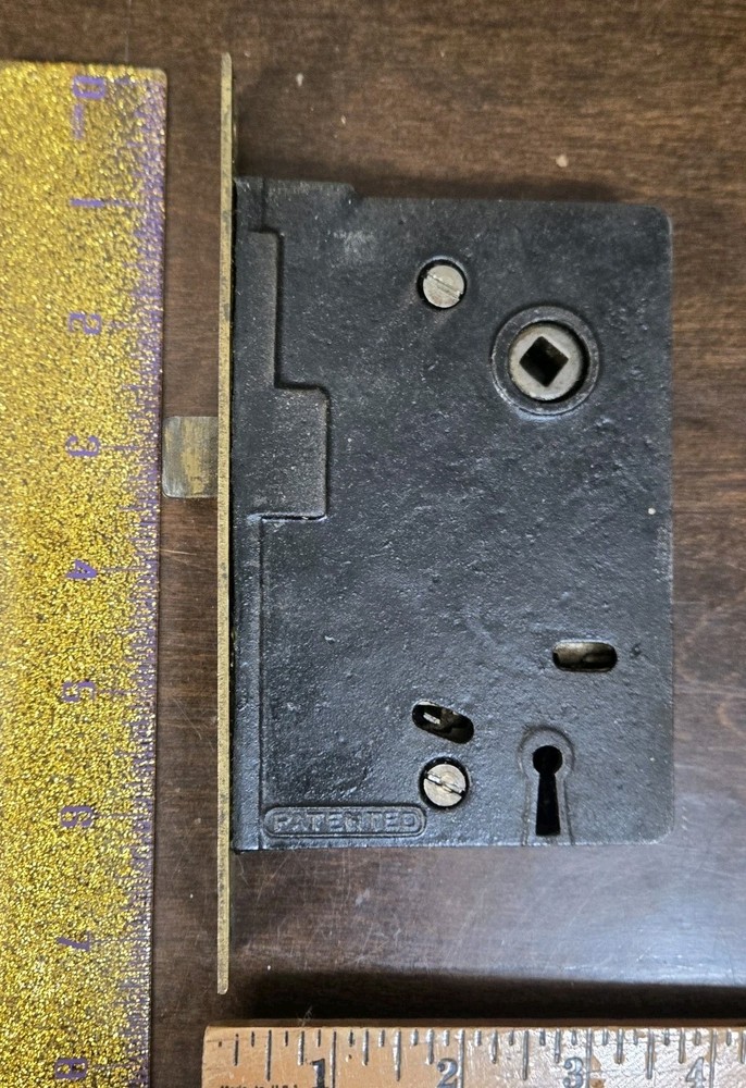 Antique Mortise Lock With Key Working