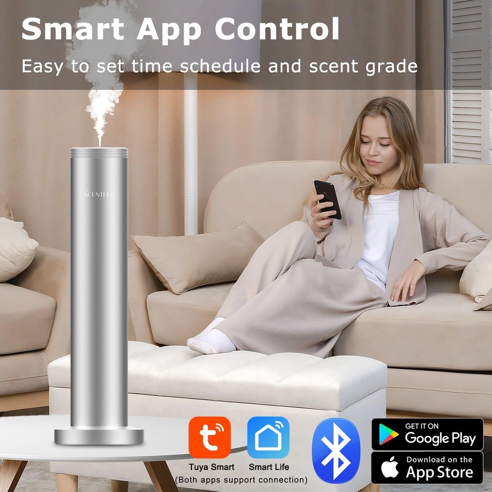 Wireless Hotel Scent Diffuser-Cordless Rechargeable Diffuser for Whole House-...