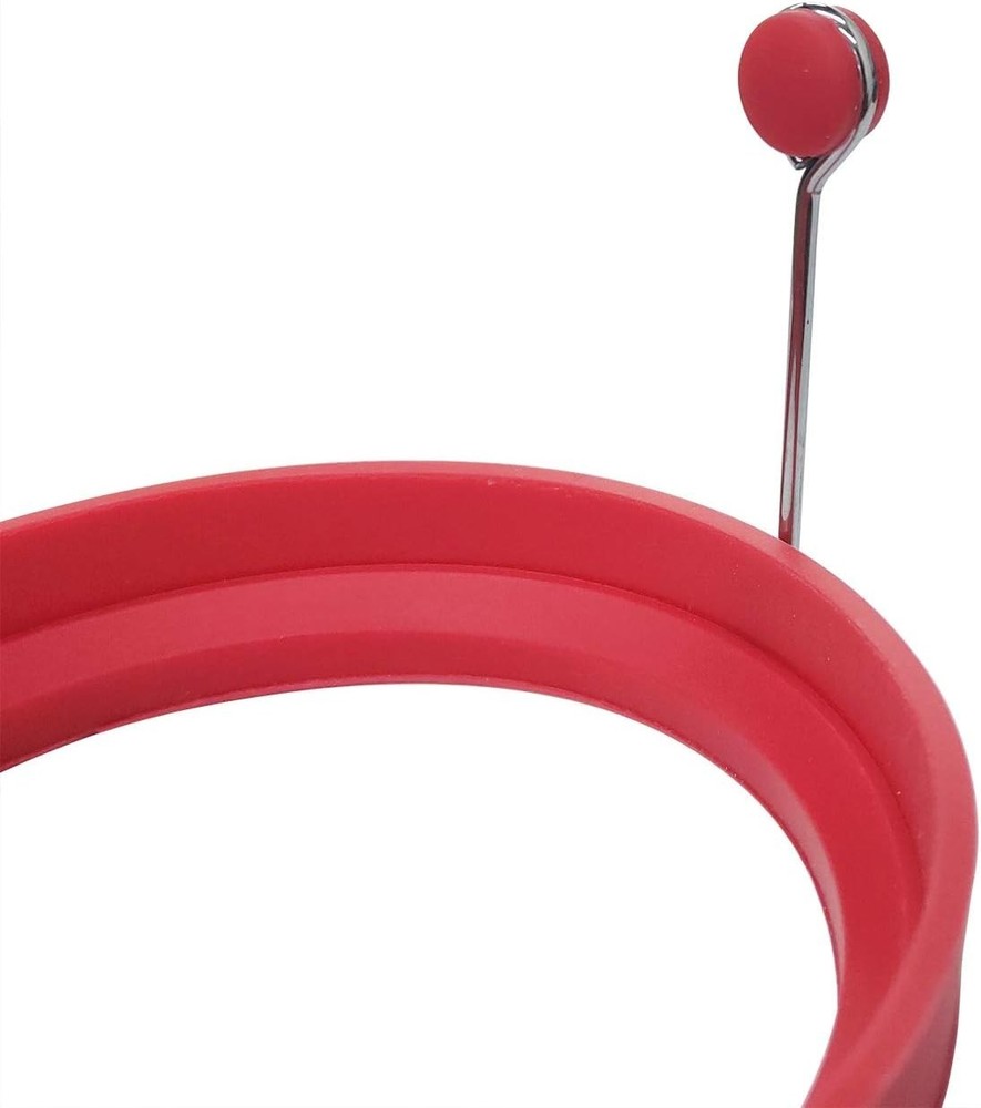 Multicolor Non-Stick Silicone Egg Ring Set - Perfect for Effortless Fried Eggs
