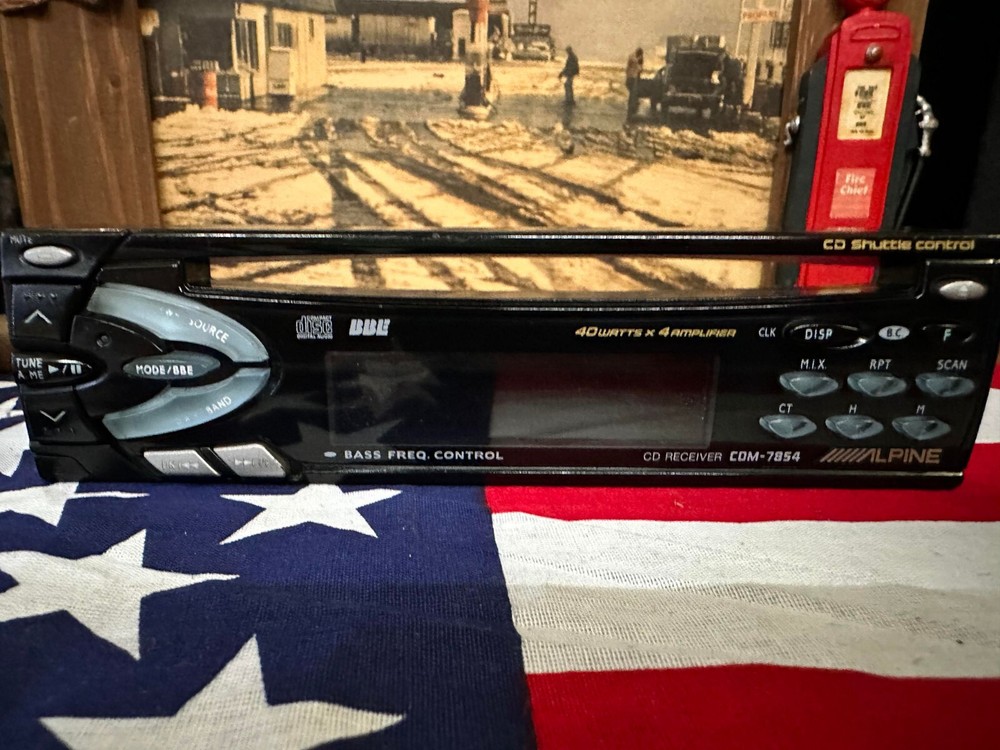 alpine cdm-7854 Faceplate ONLY Used Tested