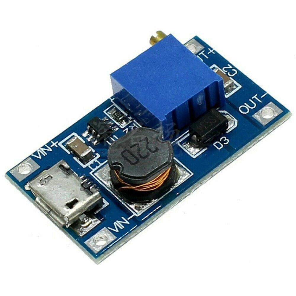 5pcs DC-DC Micro-USB Step Up Boost Module 2-24V IN 5-28V Output Power Converter