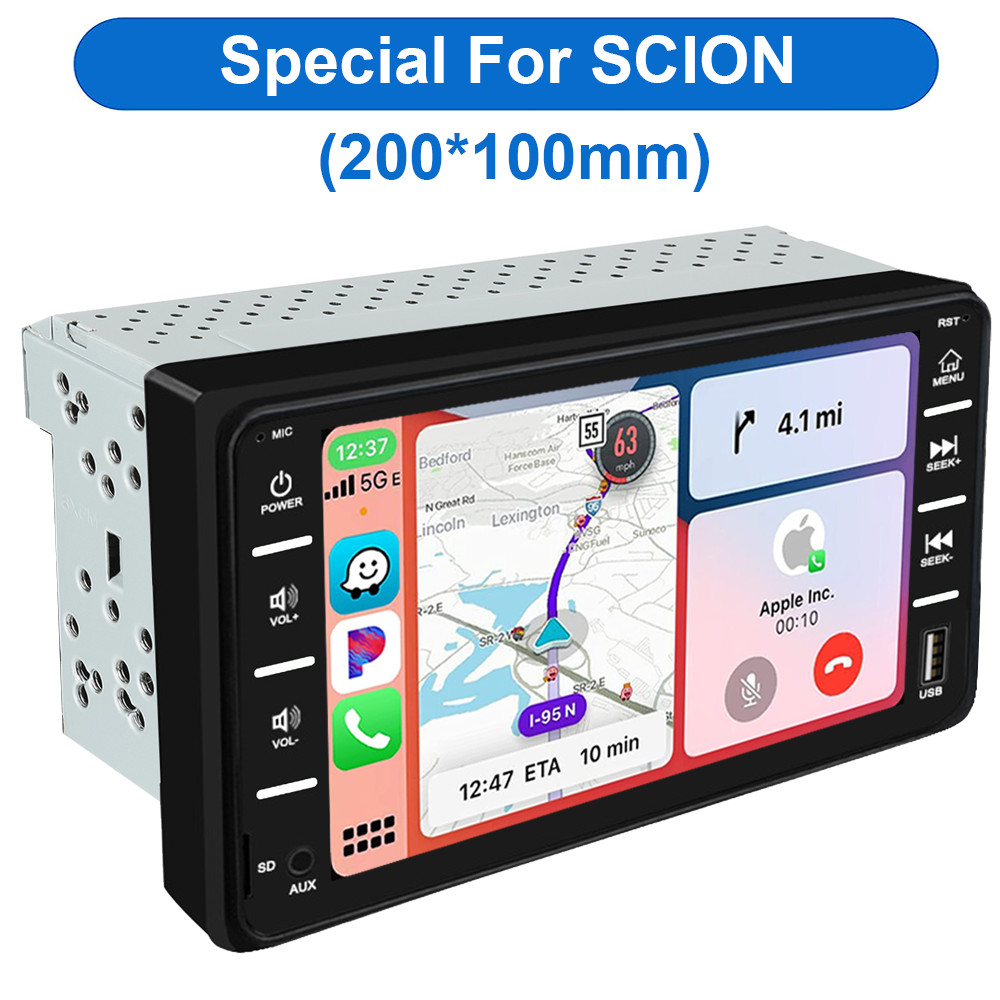 7" For Scion tC 2004-16 Android Auto Apple Carplay Car Stereo Radio GPS Sat Navi