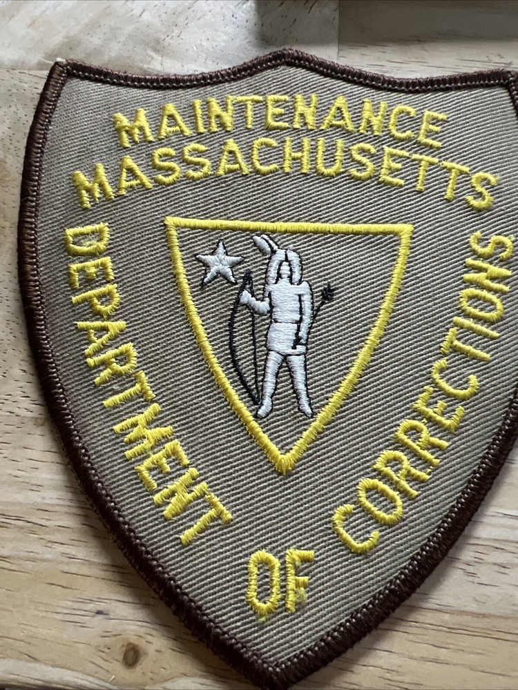 Massachusetts Corrections Maintenance DOC Patch. NEW